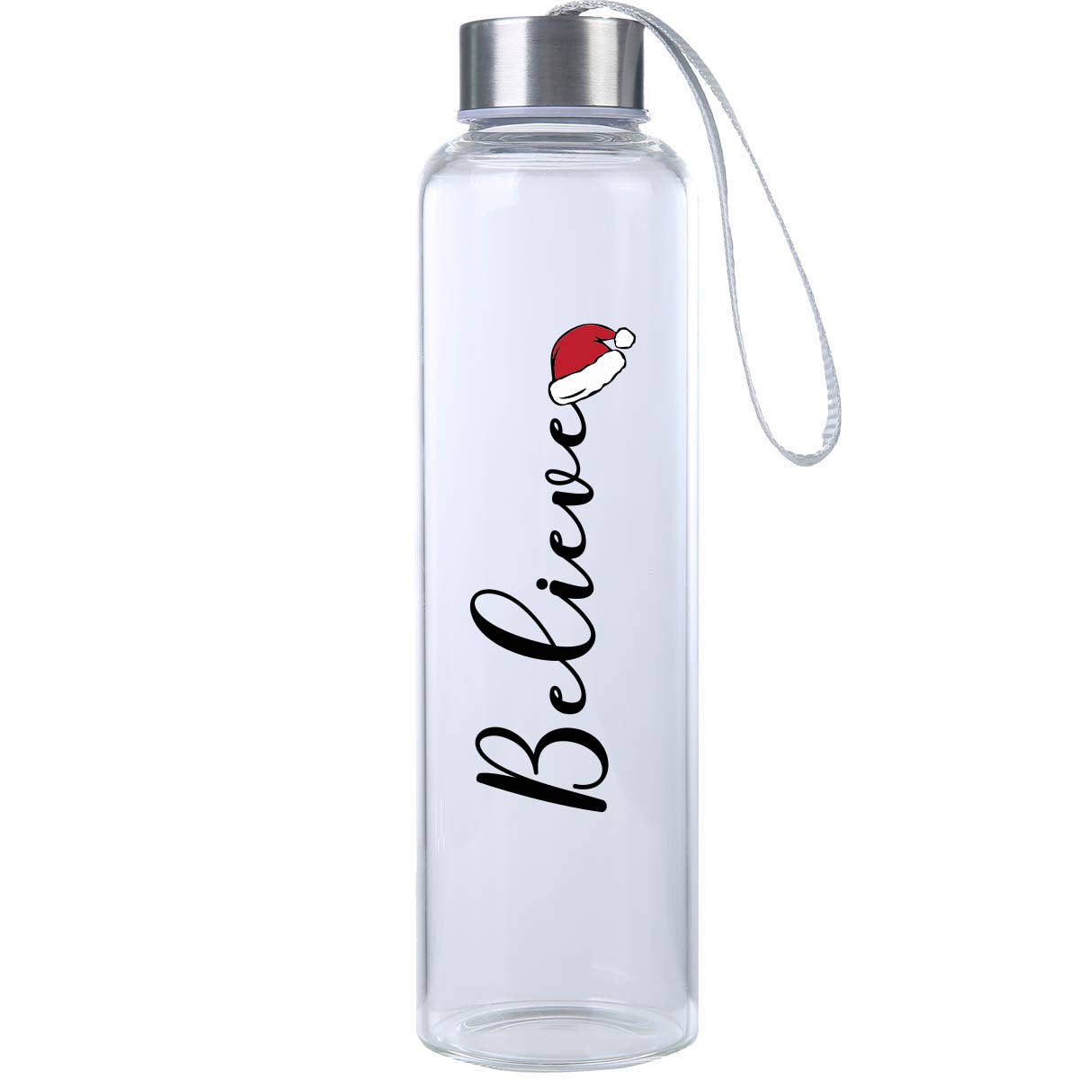 Made2Order - Wholesale Water Bottle - Christmas Holiday Glass Water Bottle6