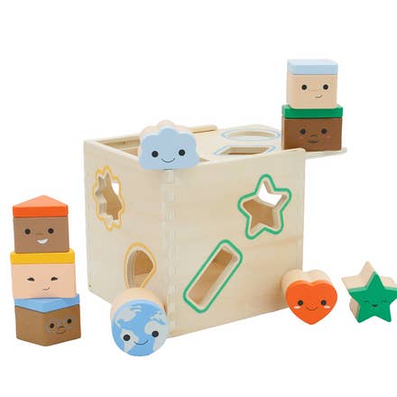 Friends & Shapes Wooden Sorter and other Purchase Wholesale wooden shapes. Free Returns & Net 60 Terms on Faire trending on Faire.