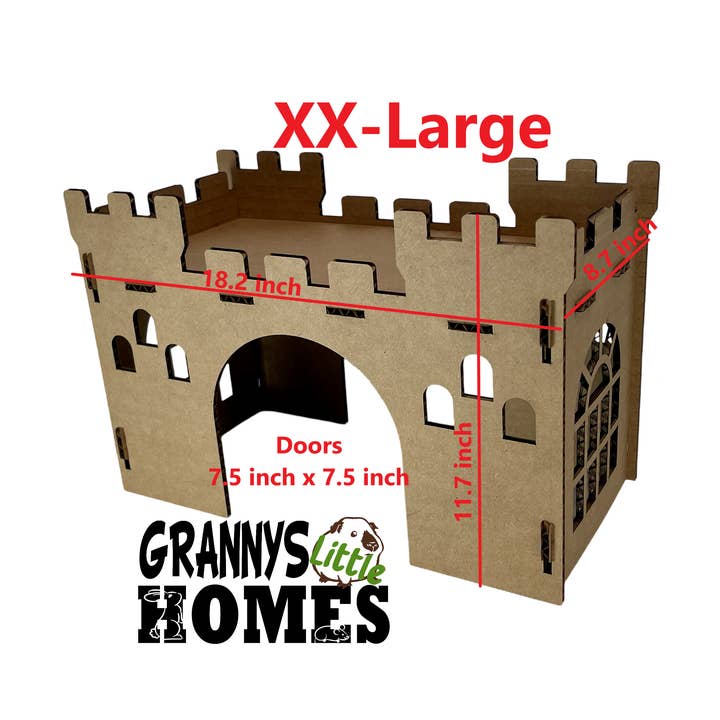Grannys Little Homes - Wholesale Pet cave – Cat/dog - Cardboard Castle Tunnel7