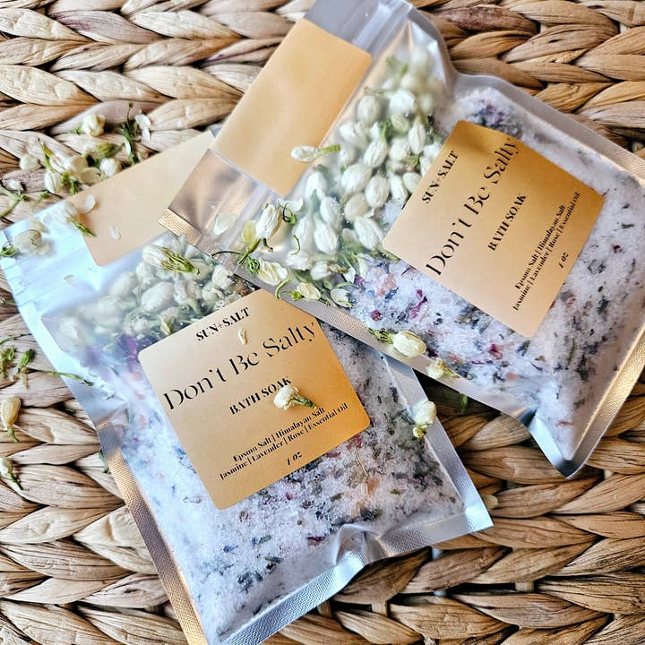 Lux&Lou - Wholesale Bath Salts - Assorted Bath Salts - Bath Soak - Single Use Bundle