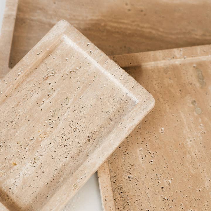 Co.House Designs - Wholesale Decorative Tray - Travertine Tray5