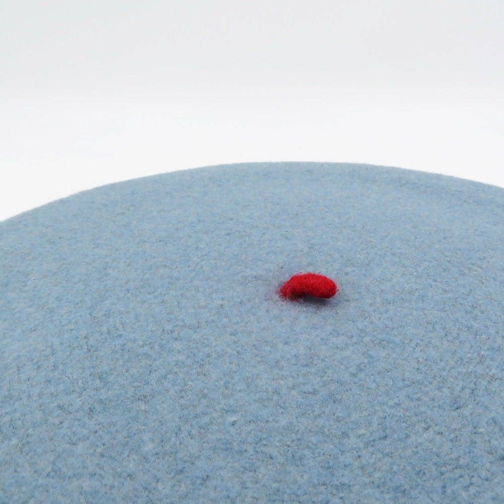 Le Beret Français - Wholesale Beret - Unisex - Vintage edition beret Negua - Light blue6