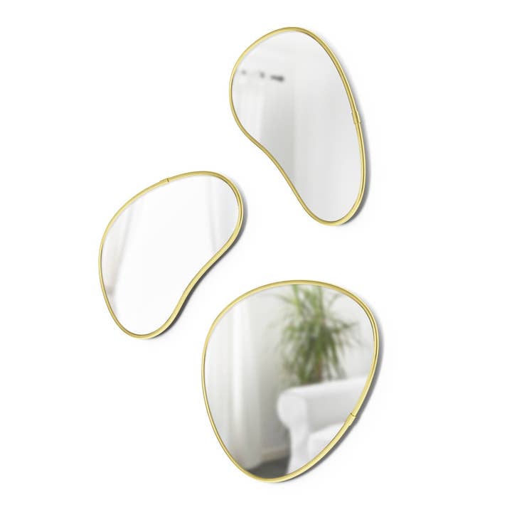 Umbra - Wholesale Wall Mirror - Hubba Pebble Mirrors, Set of 3