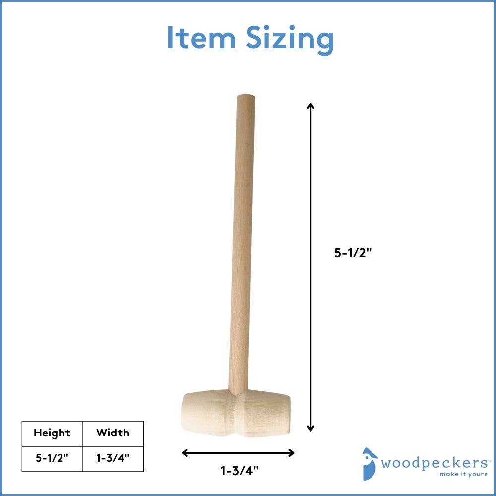 Woodpeckers Crafts - Vente Ustensile de service - Marteau de frappe 5-1/2"1