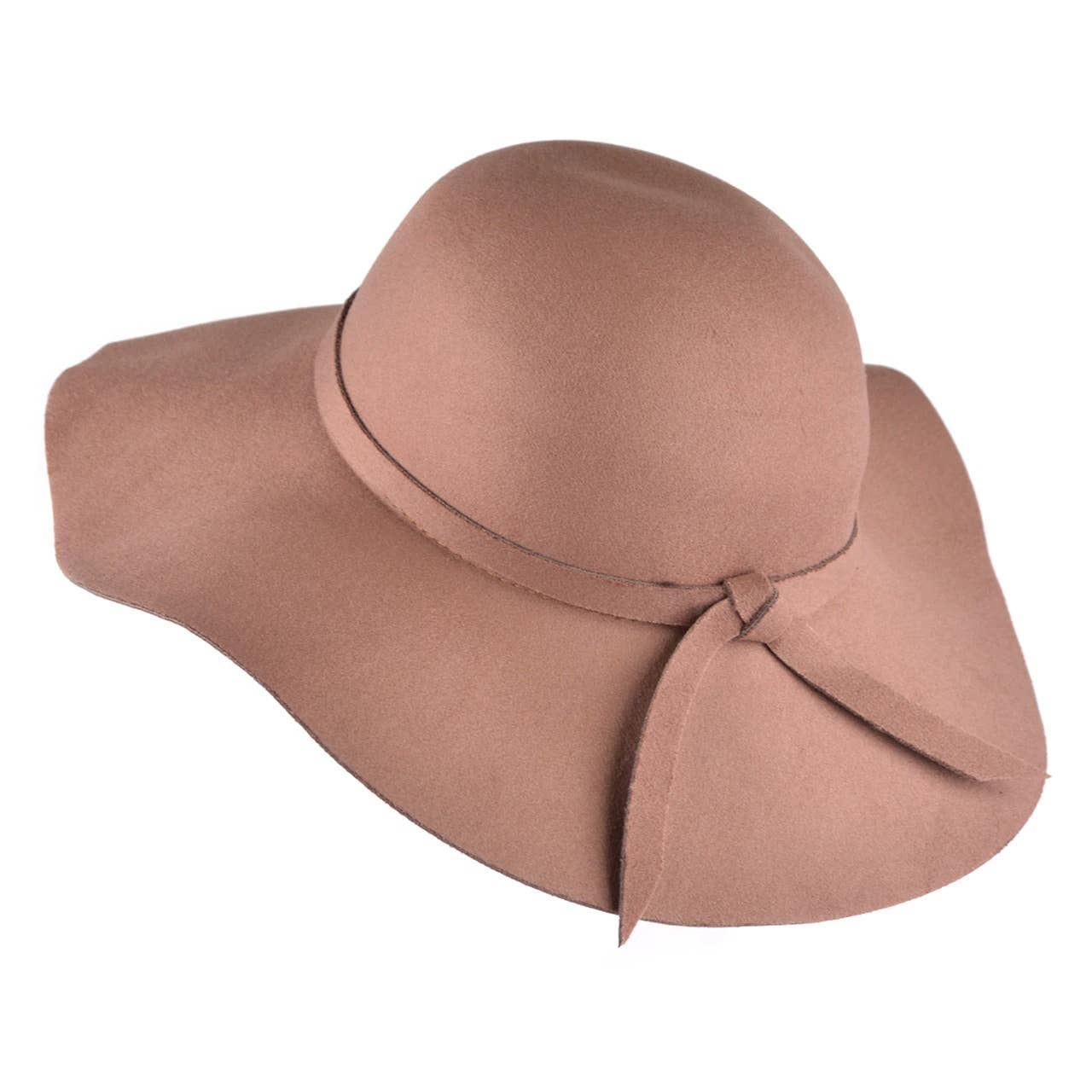 Selini New York - Wholesale Fedora - Women's - Women's Polyester Felt Floppy Wide Brim Bowknot Hat21