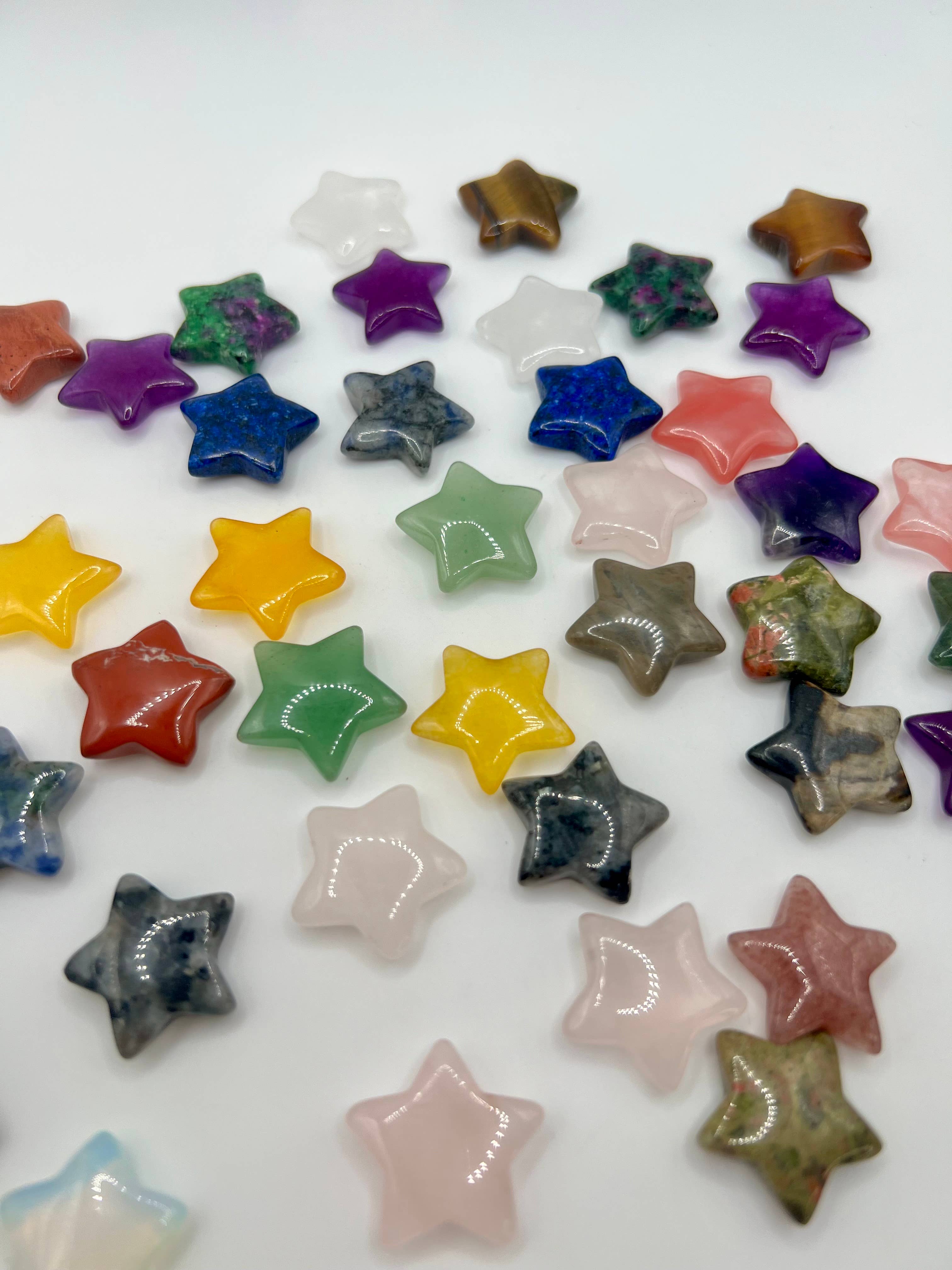 Oils and Auras – wholesale Andlig sten/kristall – Blandad kristallstjärnskärning - minikristallstjärnor3
