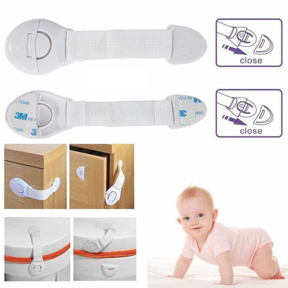 VIGOR - Wholesale Hair Clip - Kids - Child Infant Baby Safety Lock Latch Cupboard Cabinet Door Dr6