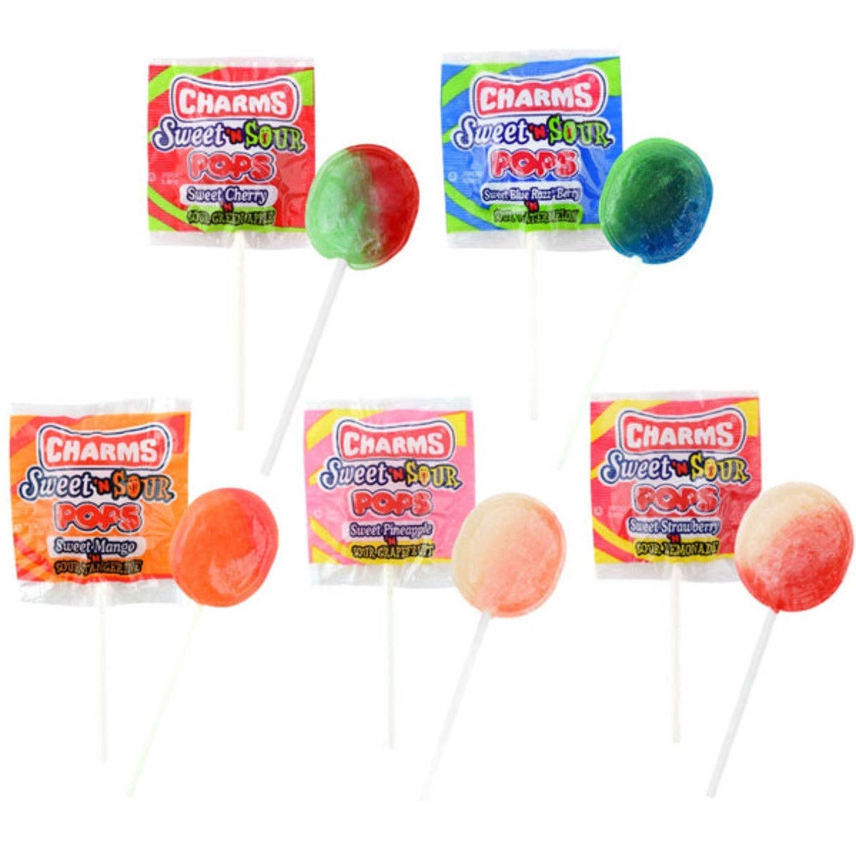 I Got Your Candy - Wholesale Lollipop - Charms Sweet & Sour 0.63oz - 48ct3