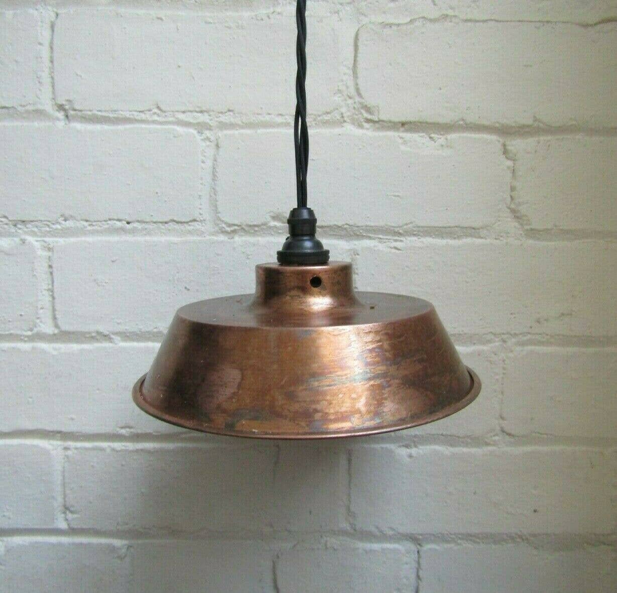 IronmongeryWorld - Wholesale Lamp Shade - 8" Small Retro Light Shade Antique Copper0