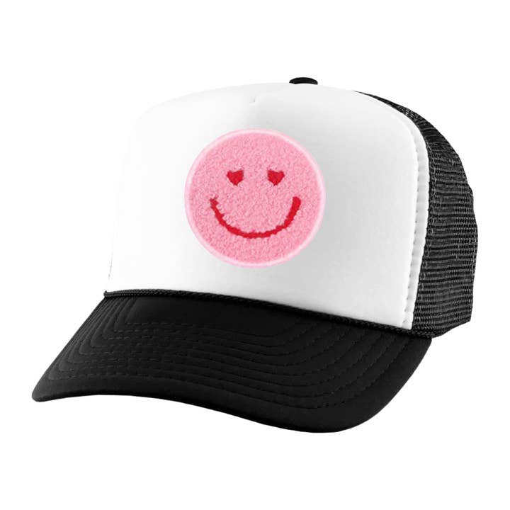 OURHHAUS - Wholesale Trucker Hat - Women's - Smiley Trucker Hat4
