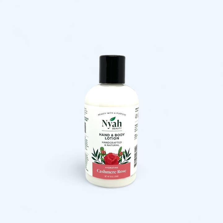 Lotion pour les mains et le corps à la rose de cachemire pour la vente par Nyah Beauty