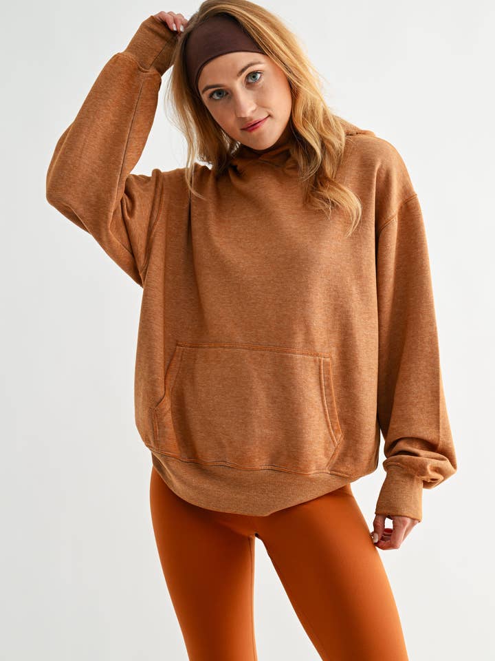 Mono B - Wholesale Hoodie - Women's - Burnout Bliss Fleece Hoodie11