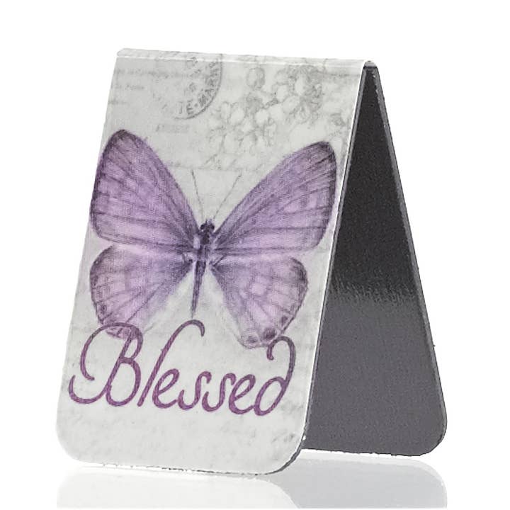 Christian Art Gifts - Wholesale Bookmark - Magnetic Bookmark Set Mini Butterfly Blessings