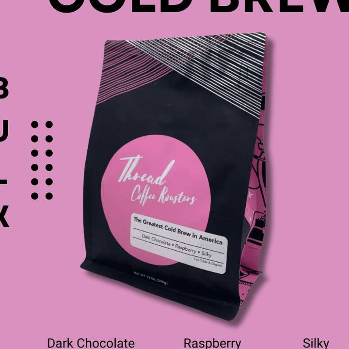 The Greatest Cold Brew In America | Medium Roast | 5lbs Bag for wholesale by Thread Coffee Roasters