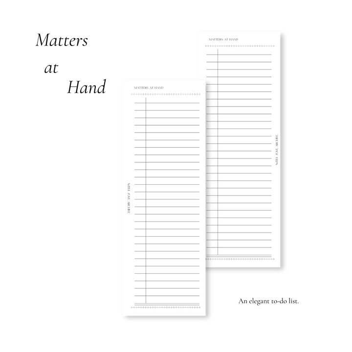 Matters at Hand for wholesale by With Love Archive