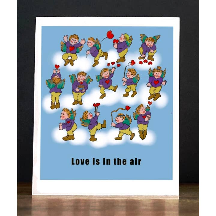 Saint-Valentin : Il y a de l'amour dans l'air pour la vente par Cards by Charlot