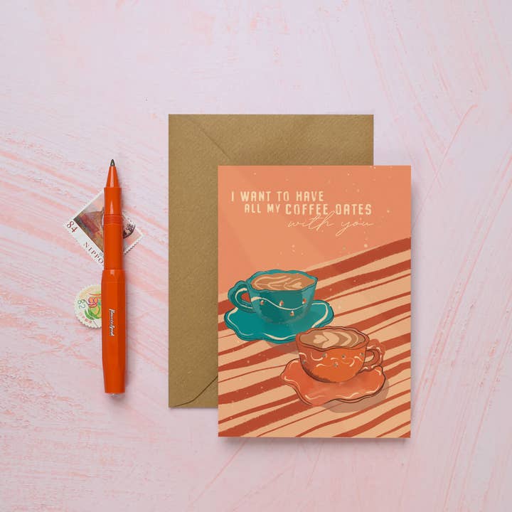 I am Roxanne - Wholesale Love Card - Coffee Date Card | Love Cards | Friendship Cards | Valentine3