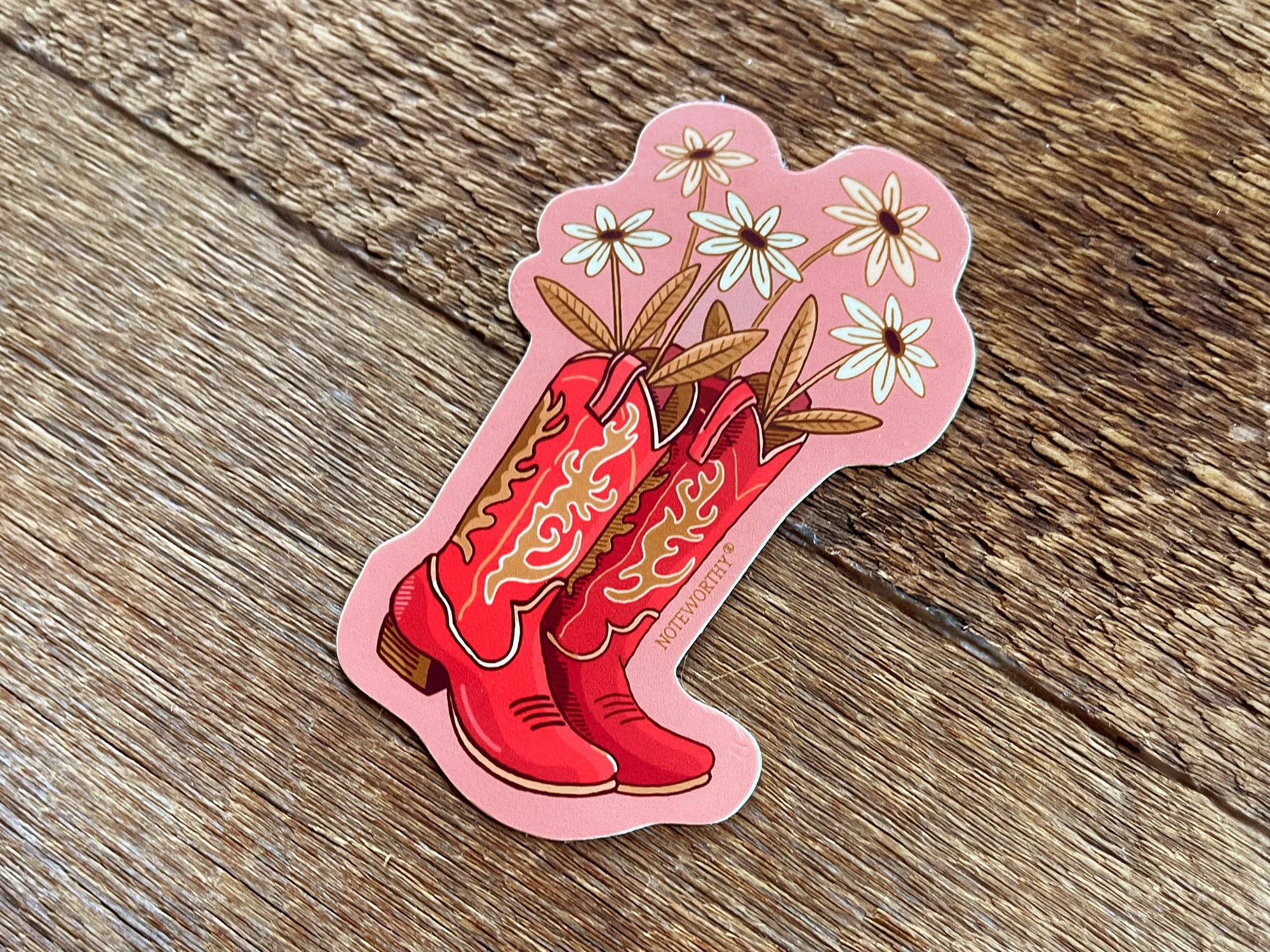 Noteworthy Paper & Press - Venta al por mayor Pegatina - Pegatina Botas vaqueras2