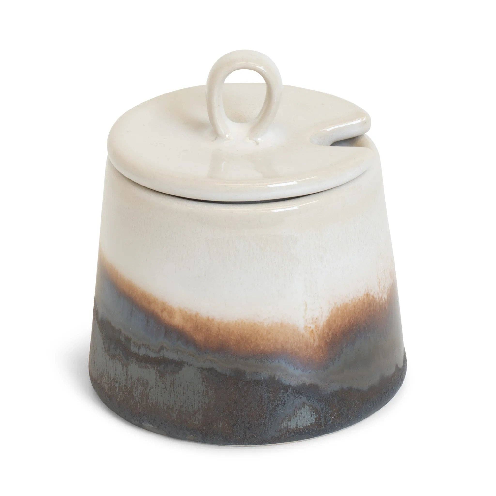 ABS Pottery – wholesale Condiment/dip bowl – Quartz Sugar Bowl0
