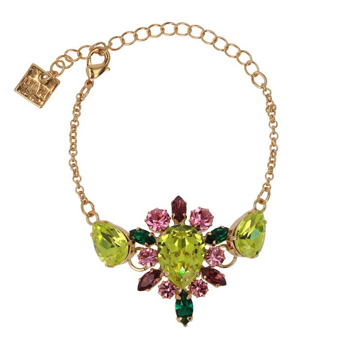 Bracciale Lalique con Fiori - Oro, fatto a mano per la vendita all'ingrosso da parte di OTAZU