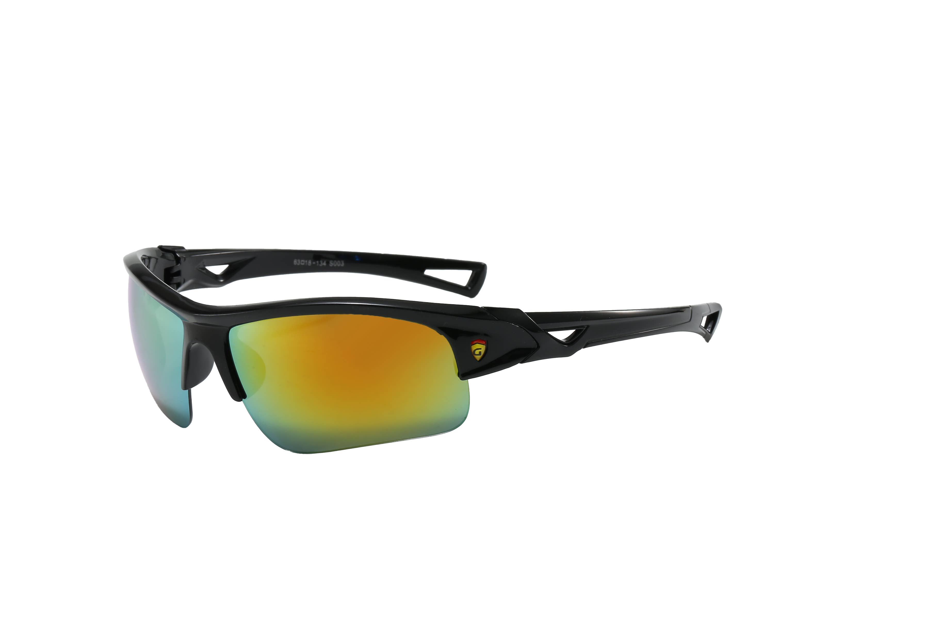 Trio Trading – wholesale Sunglasses – Unisex – Semi-Frame Sport Sunglasses PC UV400, Assorted Color 12 Pack4