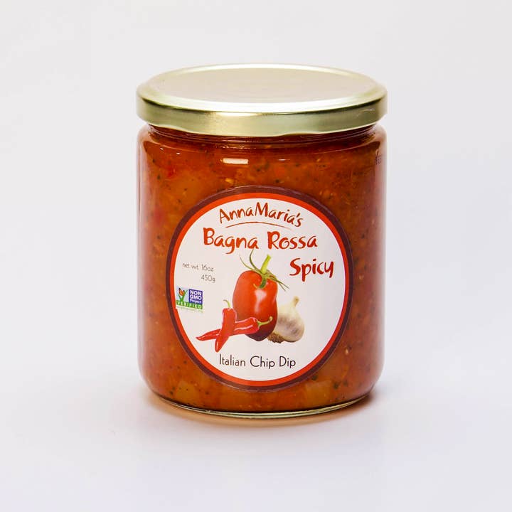 16 oz Bagna Rossa kryddig - italiensk Chip Dip för wholesale av AnnaMaria's Foods