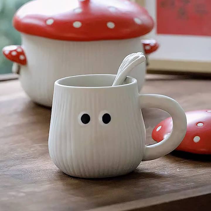 MinoCraft - Wholesale Coffee Mug - Fairy mushroom-shaped ceramic mug7
