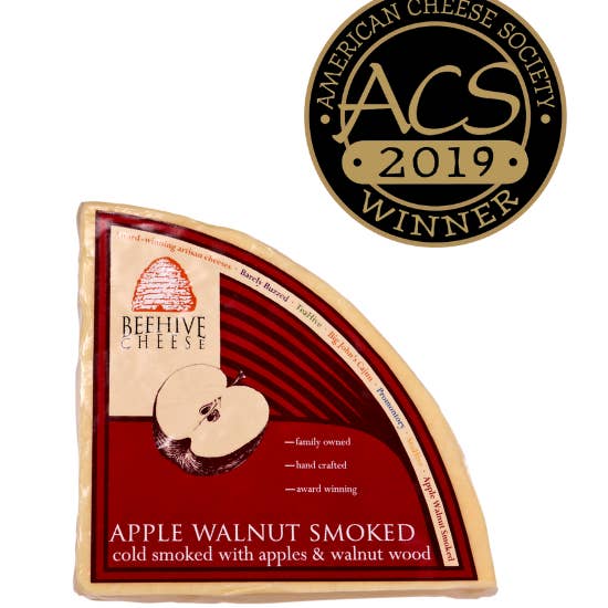 Beehive Cheese Co. LLC - Wholesale Cheese - Apple Walnut Smoked Cheese