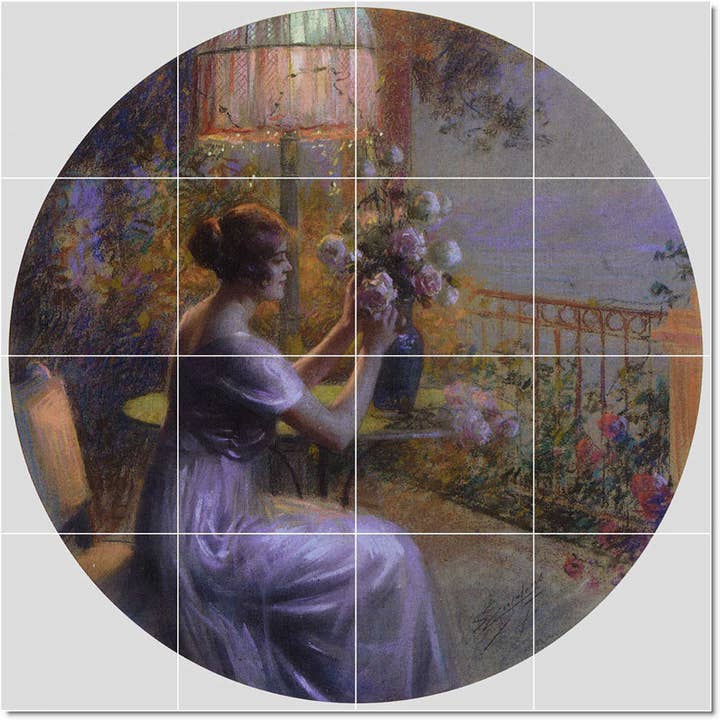 Peinture murale en céramique pour femmes PT22383 pour la vente par Picture-Tiles.com