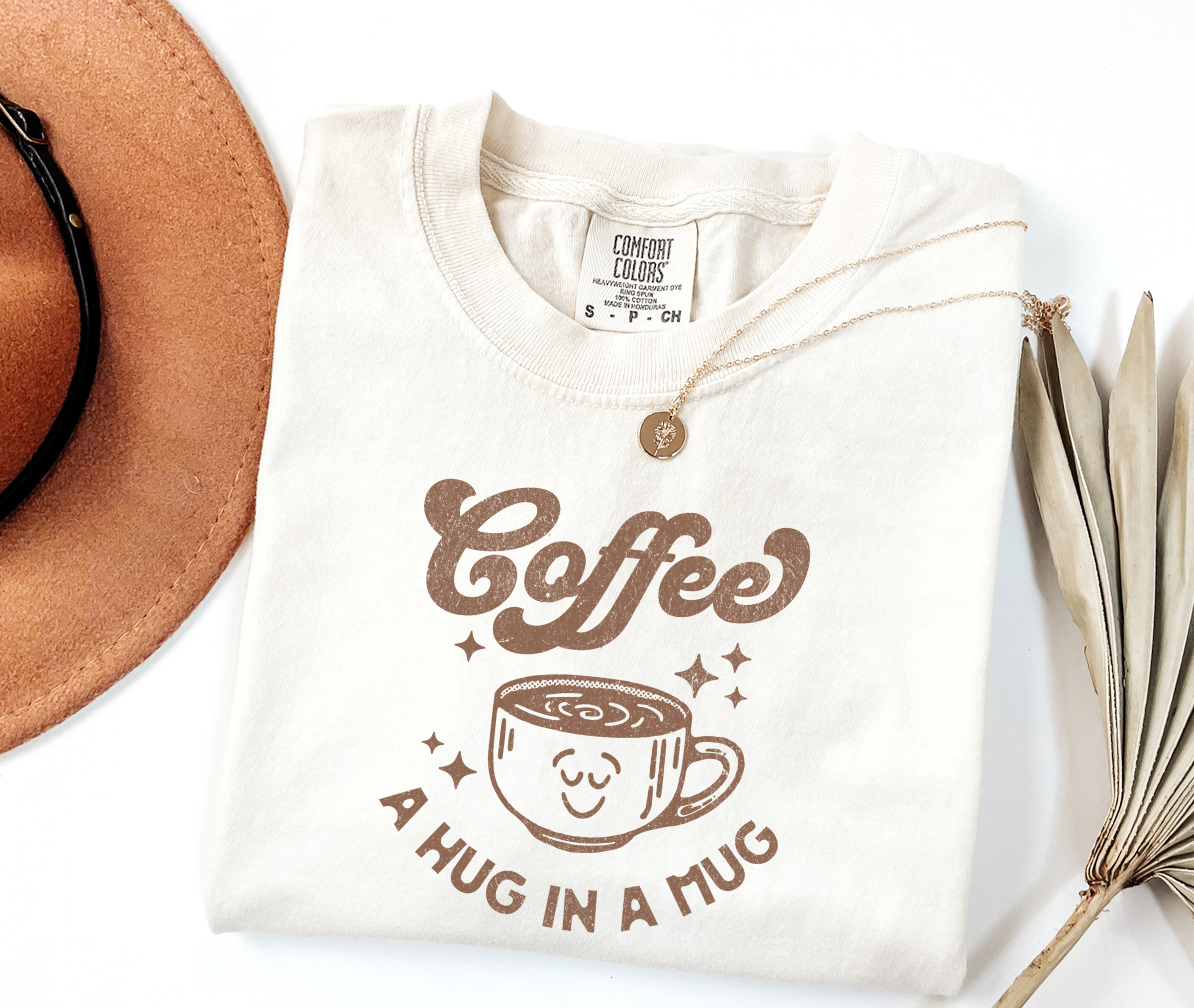 Stiles Tee Co. - Wholesale T-Shirt (Graphic) - Unisex - Graphic Tee – A Hug in a Mug – Coffee Lovers Shirt1