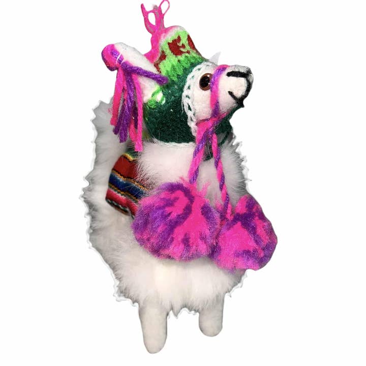 Small Alpaca Fur Alpaca Figurine - Vicuñas Origin for wholesale by Inter-American Trading Inc.