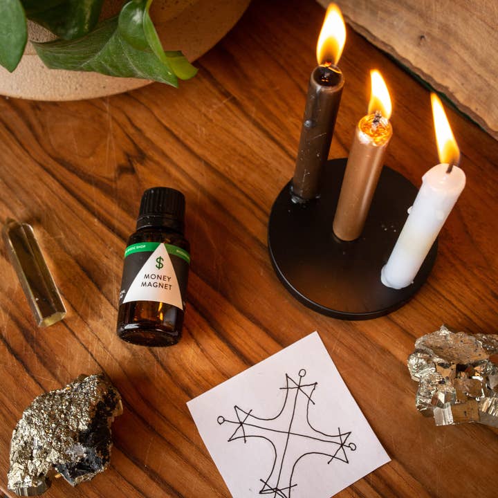 Modern Mystic Shop - Vente Accessoire de méditation - Kit rituel Money Magnet1