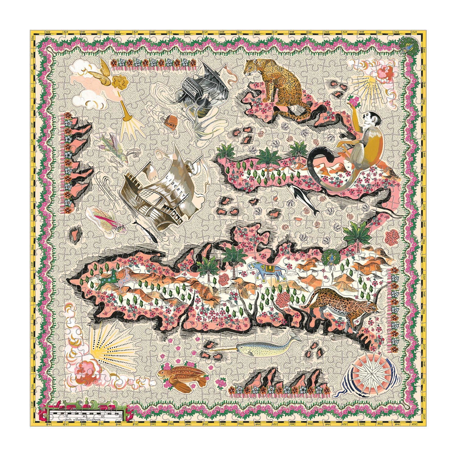 Chronicle Books - Wholesale Puzzle - Adult - Liberty Maxine 500 Piece 2-Sided Puzzle With Shaped Pieces3