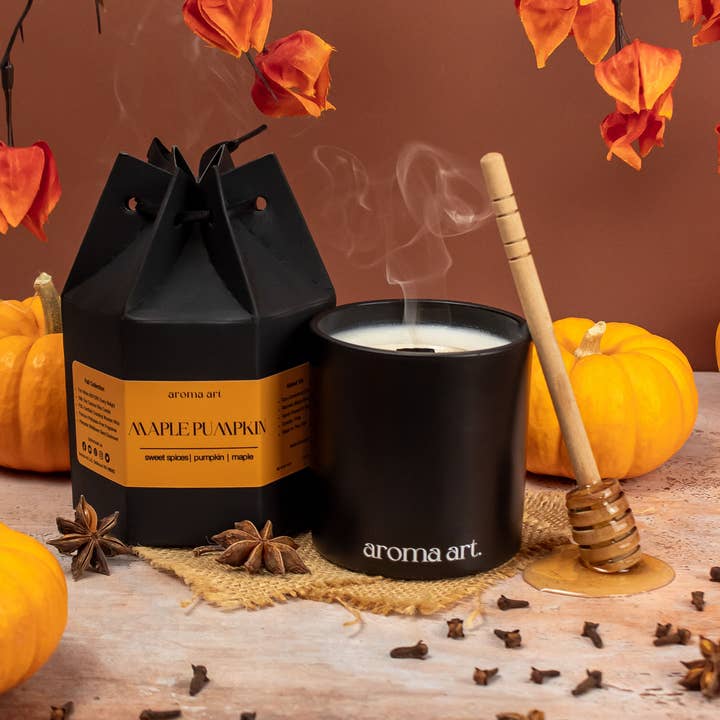 The Remontant - Wholesale Jar/Filled Candle - Maple Pumpkin| Sweet Spices ~ Pumpkin ~Maple | Wood Wick0