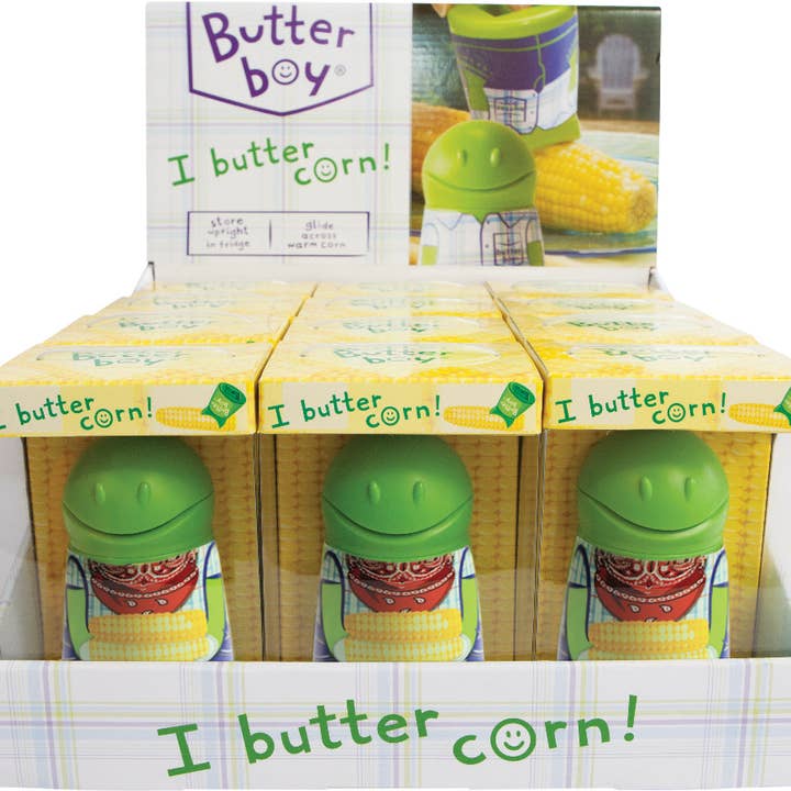 TALISMAN DESIGNS - Wholesale Corn Holders/Tools - Butter Boy® Corn Butterer - CDU of 12
