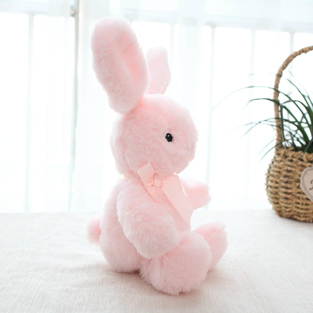 Plushland - Wholesale Stuffed/plush toy – Kids & baby - 9″ Pink Easter Bunny Plush | Easter Rabbit Stuffed Animal4