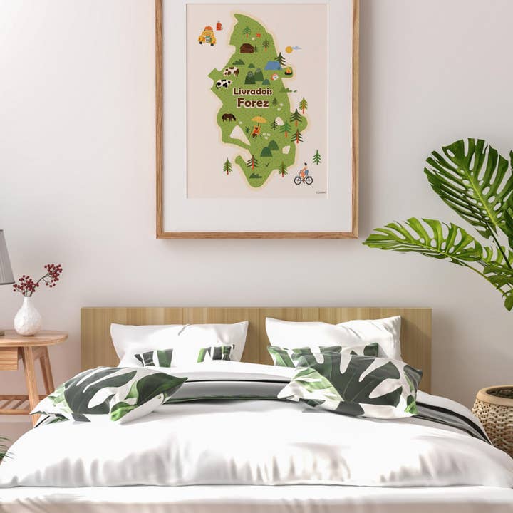 Karta Naturpark Livradois-Forez för wholesale av Finke