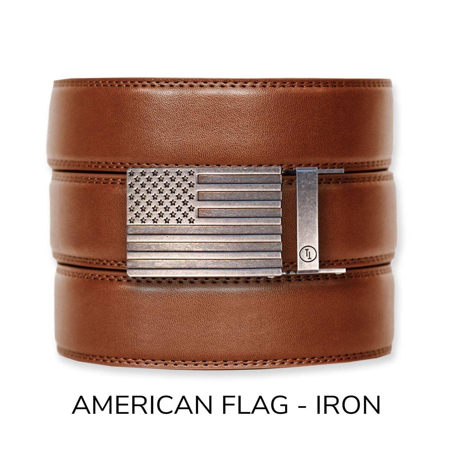 Tough Apparel - Wholesale Belt - Men's - Cognac Leather Ratchet Belt & Buckle Set18