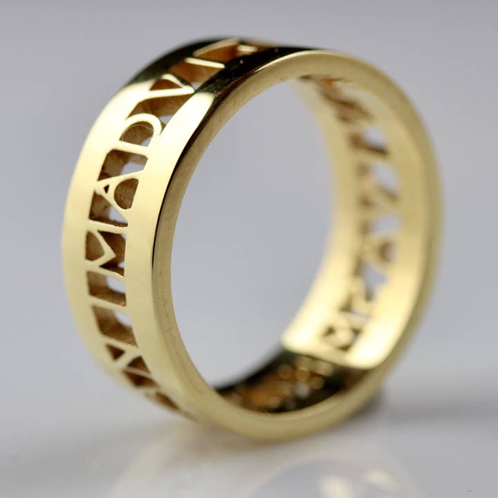 Anima Roman Ring - Gold for wholesale by BoneNE, LLC