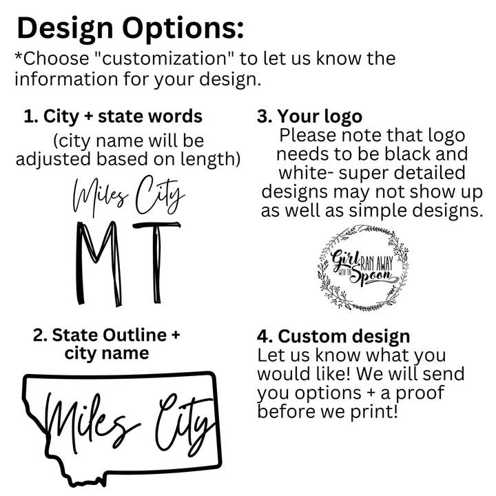 Girl Ran Away With the Spoon - Wholesale Flask - Custom City/State/Logo Engraved Flask4