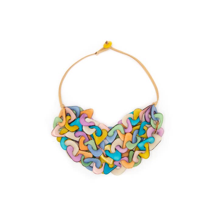 Organic Tagua Jewelry - Wholesale Bib Necklace - Vero Necklace