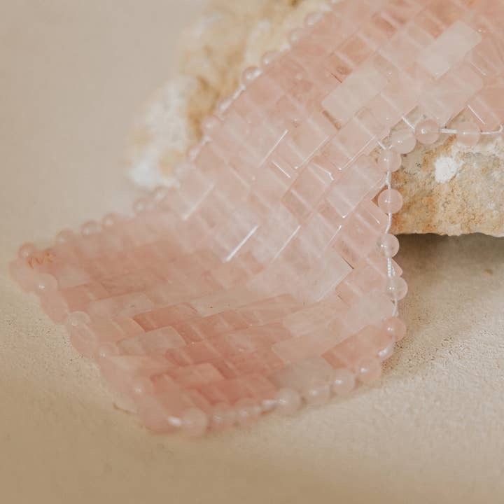 Moonie by Mila - Wholesale Sleep/Eye Mask - Rose Quartz Eye Mask