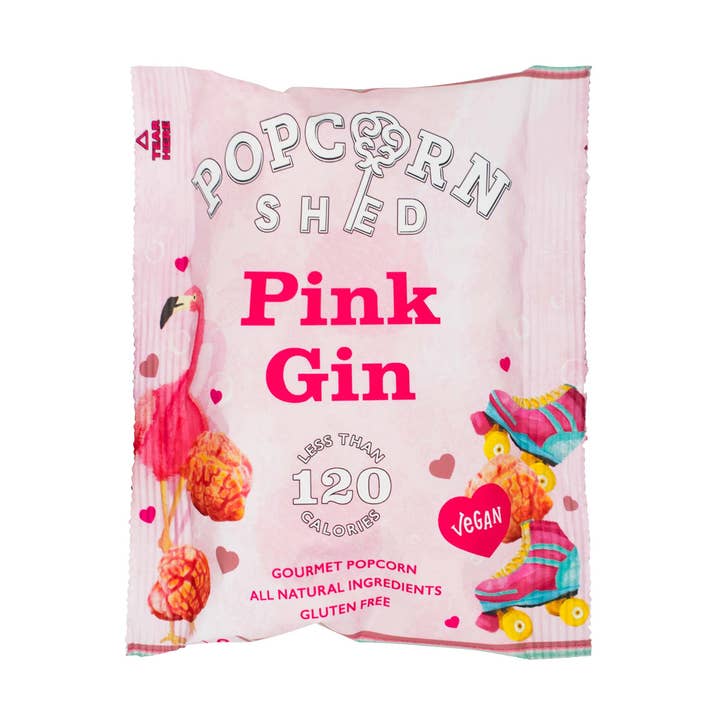 Paquet de collations gourmandes à base de pop-corn végétalien pour la vente par Popcorn Shed