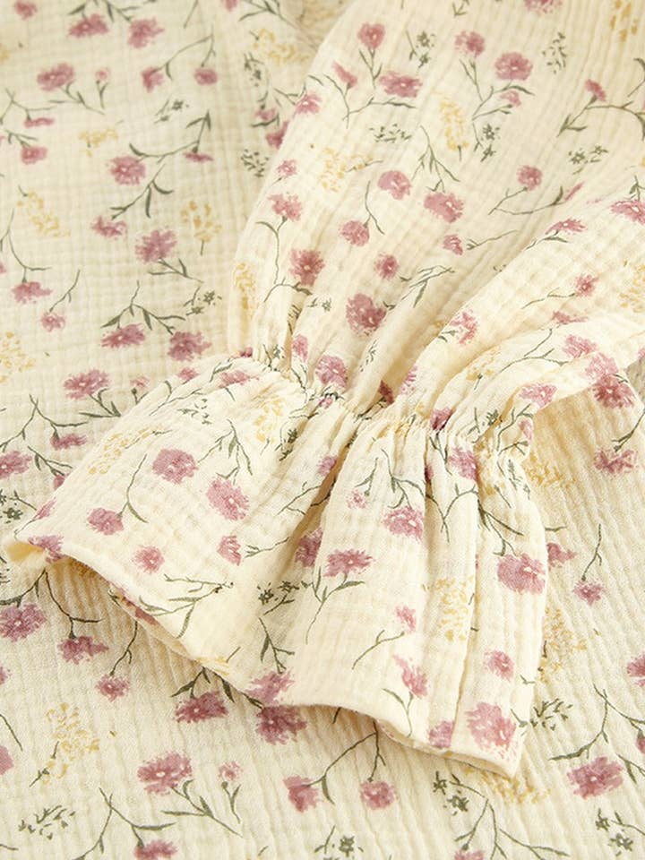 WHITE CWSPJ0221_COTTON PRINTED PAJAMAS AND HOME WEAR SET for wholesale on Faire5