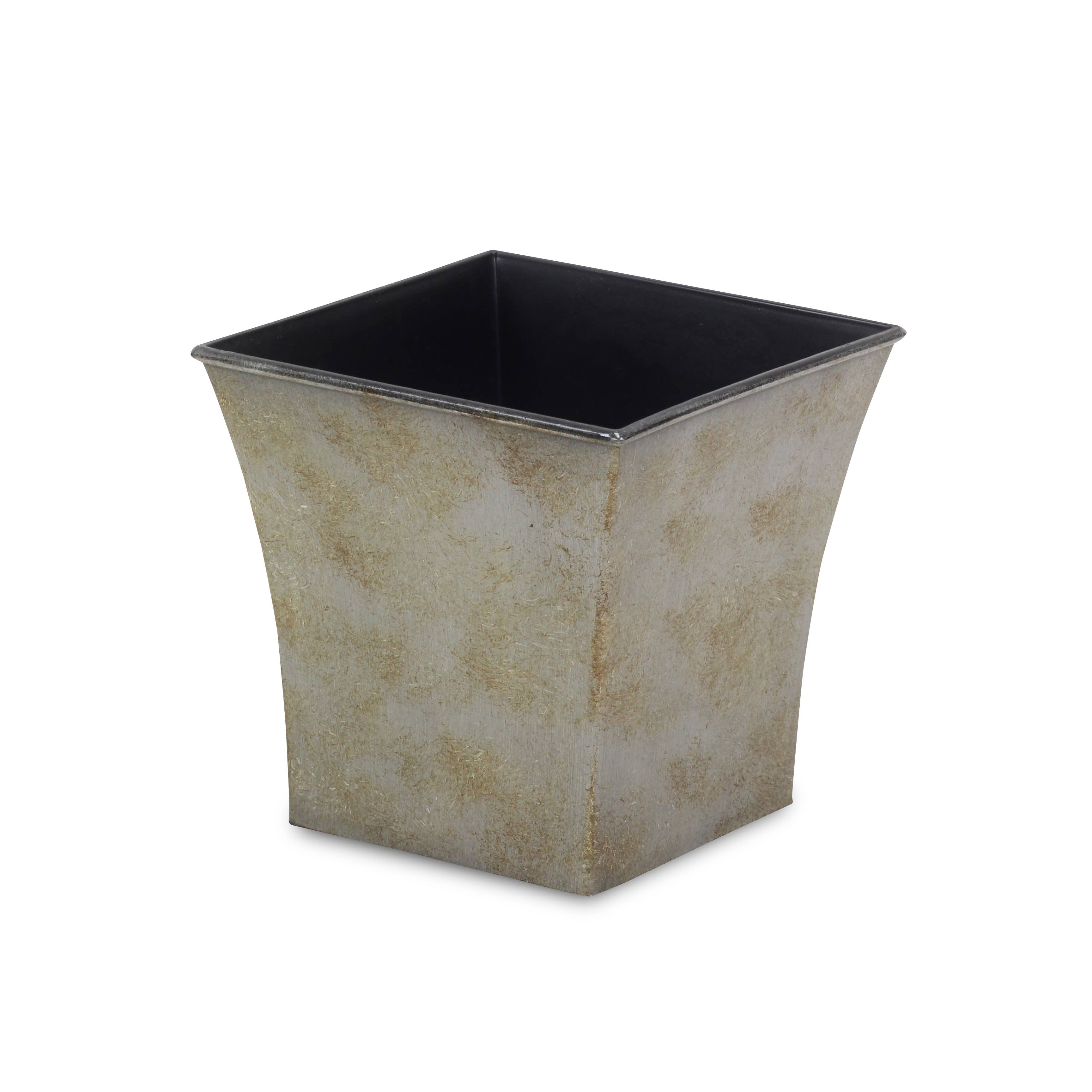 Cheungs Home Decor - Wholesale Plant Pot - 7.25 Inch Square Tapered Plastic Pot36