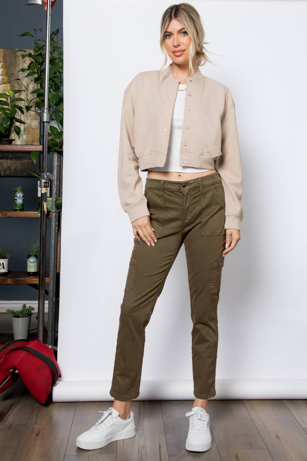 26 International - Wholesale Bomber Jacket - Women's - Fleece Bomber Jacket19