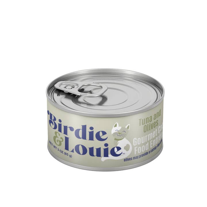 Worthy - Wholesale Pet Food - Cat - Birdie & Louie Tuna and Olives Wet Cat Food Case of 12 3oz