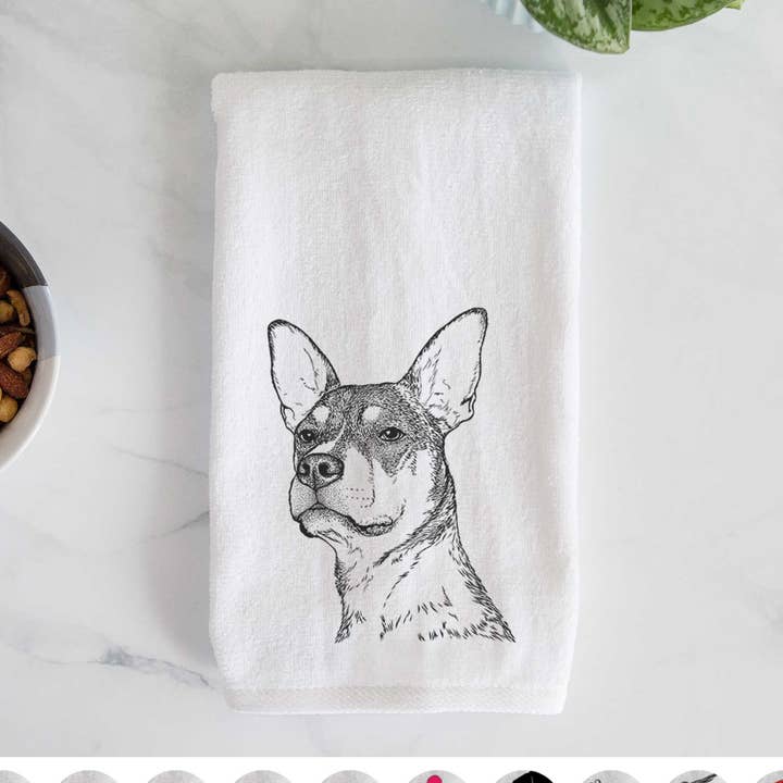 Essuie-mains Bill the Heeler Mix pour la vente par Inkopious