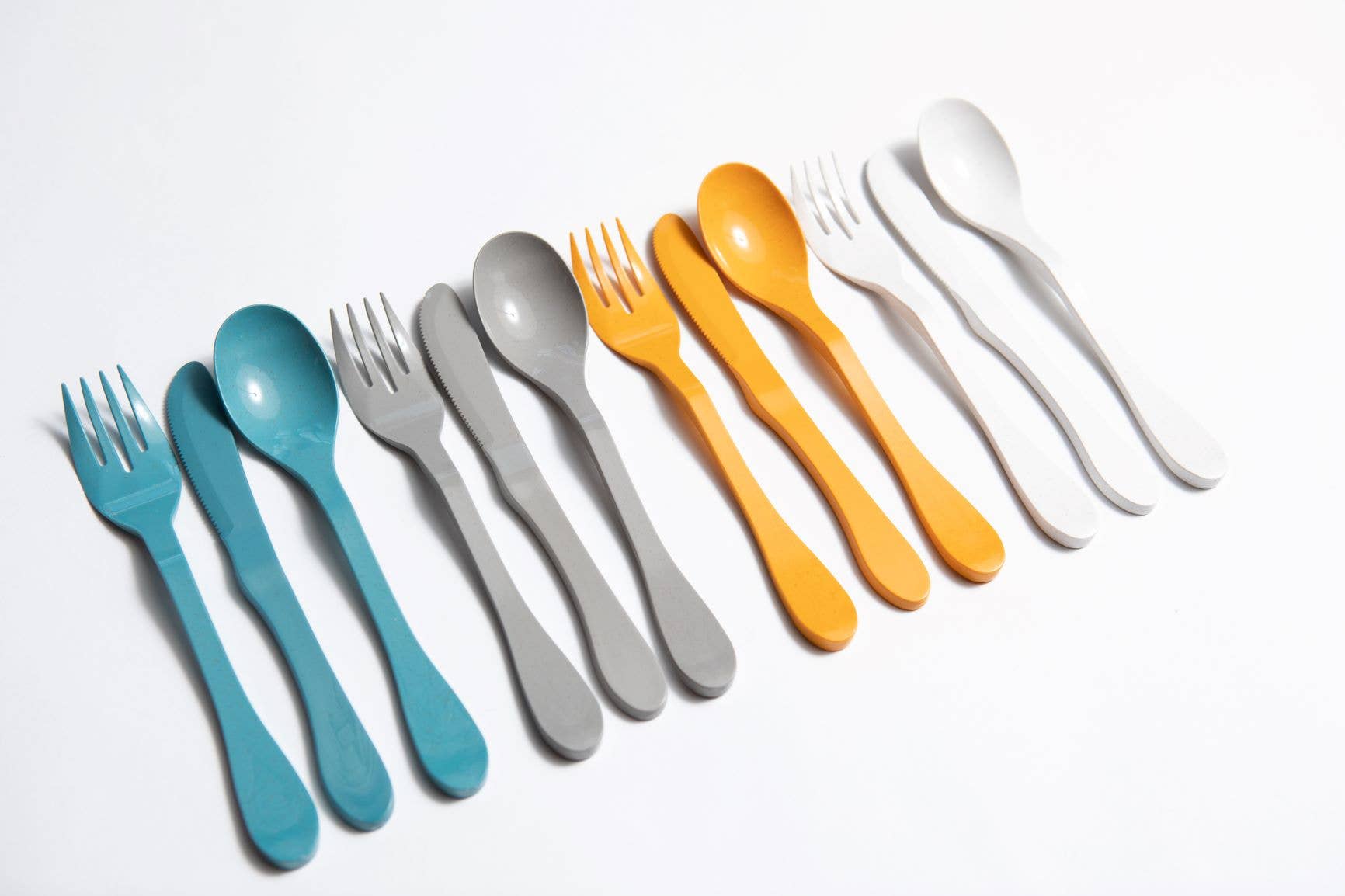 Knork Flatware – wholesale Assorted cutlery set – KNORK Eco 12 Piece (Fork, Knife, Spoon) Biodegradable Bamboo1