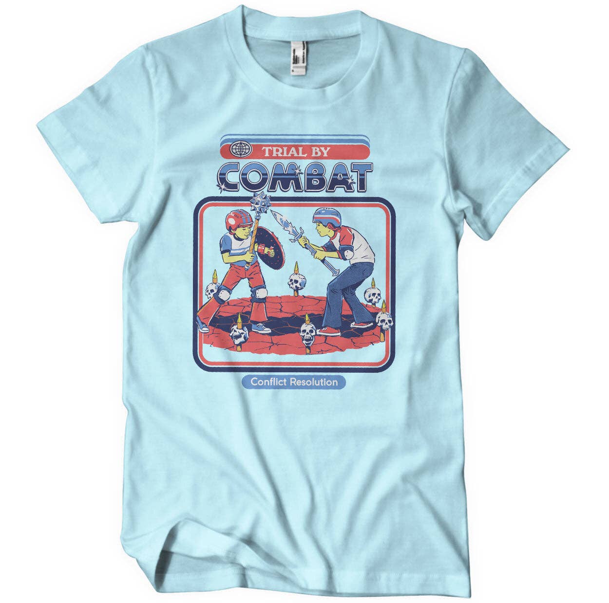 Hybris Production AB - Wholesale Screen Printed T-Shirt - Unisex - Trial By Combat T-Shirt1